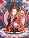 China / Tibet: Thanka / Thangka painting of Padmasambhava or Guru Rinpoche (detail), 19th-20th century