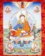 China / Tibet: Thanka / Thangka painting of Padmasambhava or Guru Rinpoche, 19th-20th century